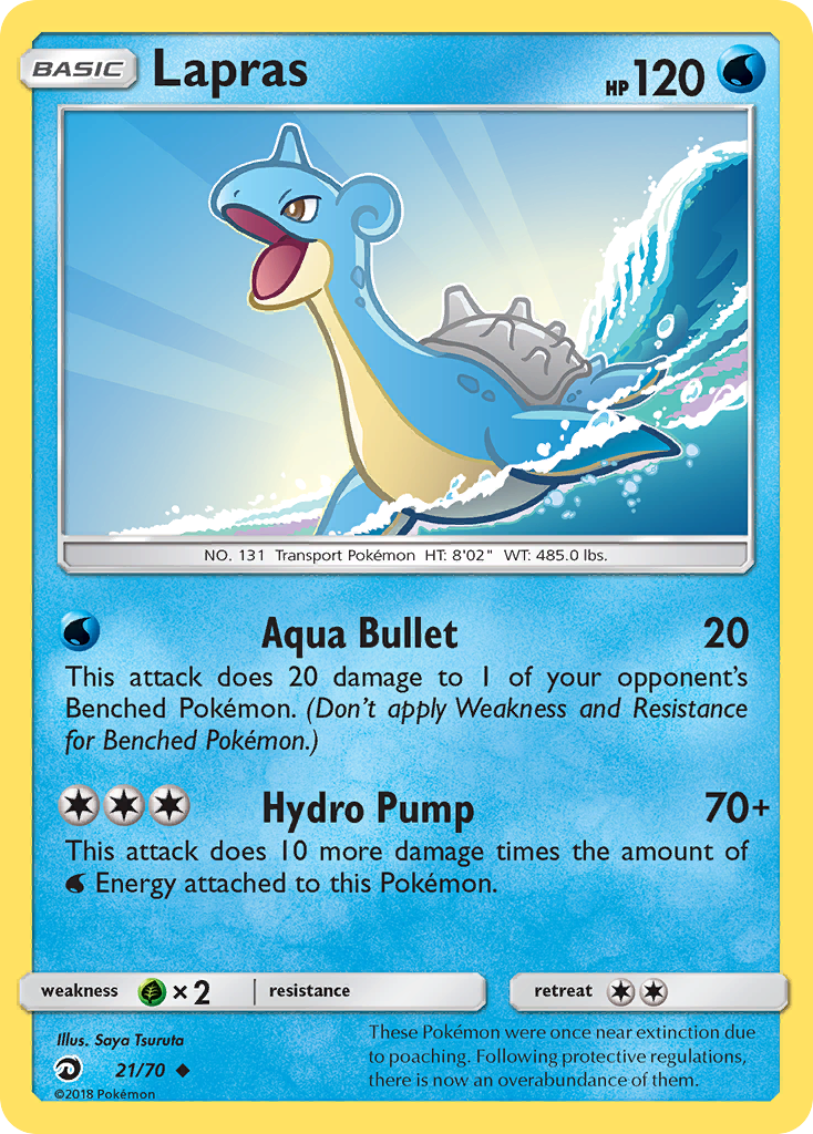 Lapras (21/70) [Sun & Moon: Dragon Majesty] | The Time Vault CA