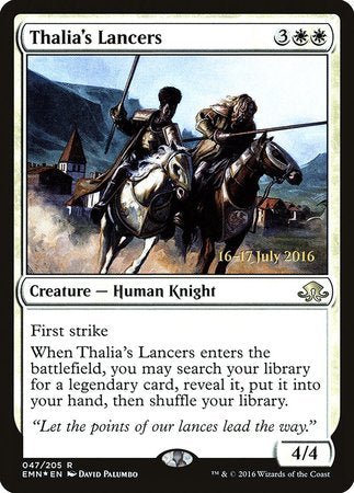 Thalia's Lancers [Eldritch Moon Promos] | The Time Vault CA