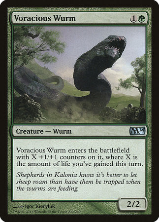 Voracious Wurm [Magic 2014] | The Time Vault CA