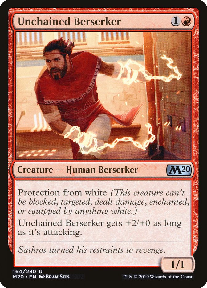 Unchained Berserker [Core Set 2020] | The Time Vault CA