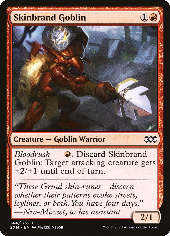 Skinbrand Goblin [Double Masters] | The Time Vault CA