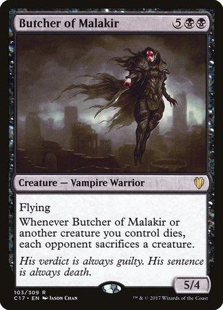 Butcher of Malakir [Commander 2017] | The Time Vault CA