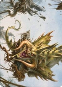 Canopy Baloth Art Card [Zendikar Rising Art Series] | The Time Vault CA