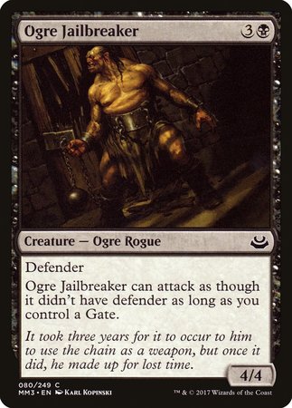 Ogre Jailbreaker [Modern Masters 2017] | The Time Vault CA