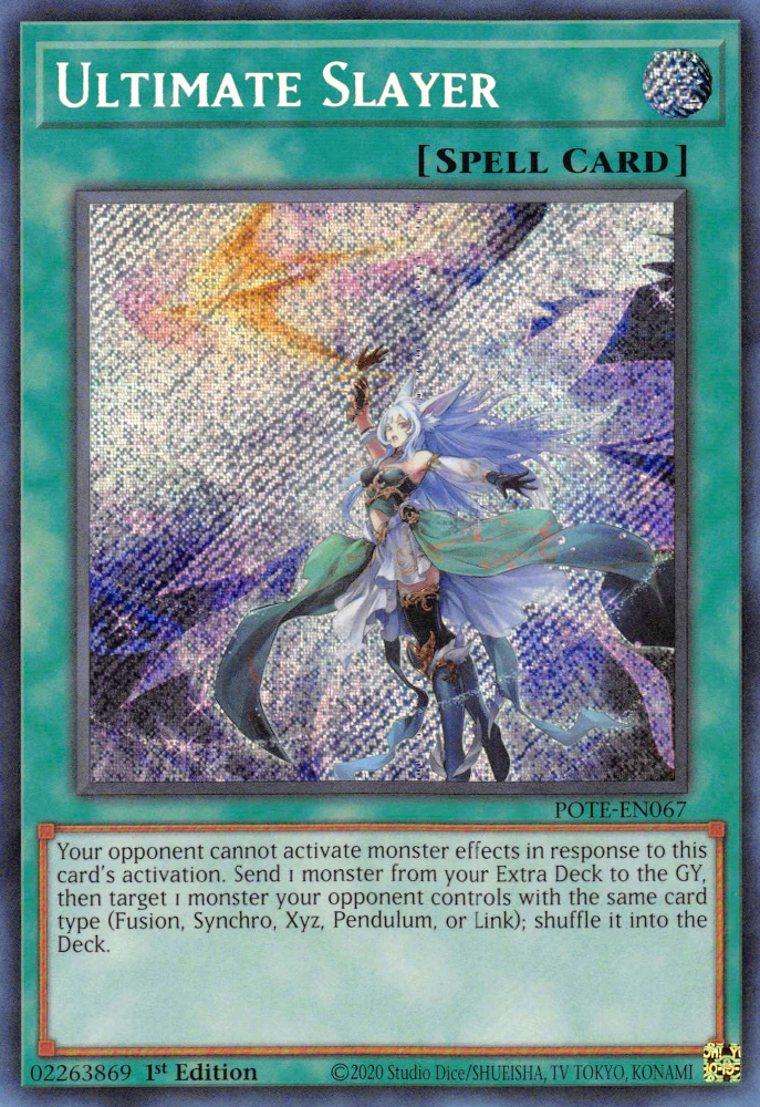 Ultimate Slayer [POTE-EN067] Secret Rare | The Time Vault CA