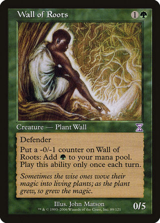 Wall of Roots [Time Spiral Timeshifted] | The Time Vault CA