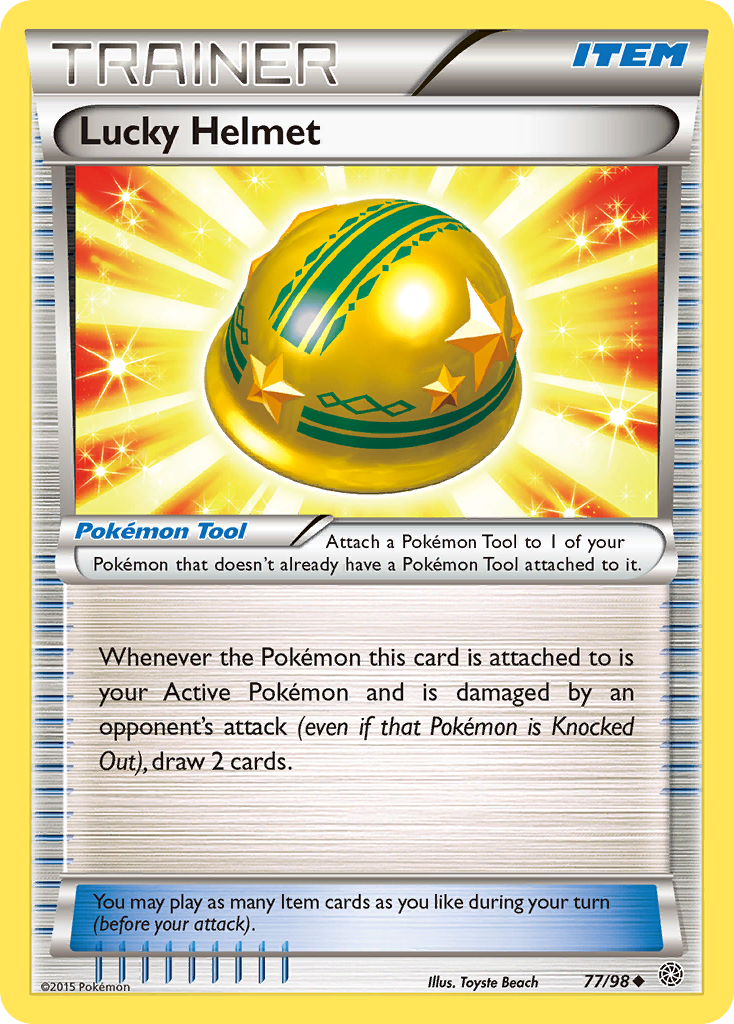 Lucky Helmet (77/98) [XY: Ancient Origins] | The Time Vault CA