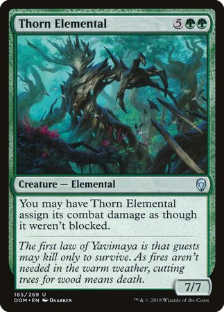 Thorn Elemental [Dominaria] | The Time Vault CA