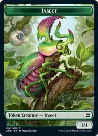 Insect // Kor Warrior Double-sided Token [Zendikar Rising Tokens] | The Time Vault CA