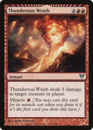 Thunderous Wrath [Avacyn Restored] | The Time Vault CA