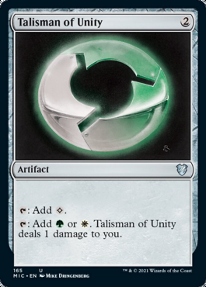 Talisman of Unity [Innistrad: Midnight Hunt Commander] | The Time Vault CA