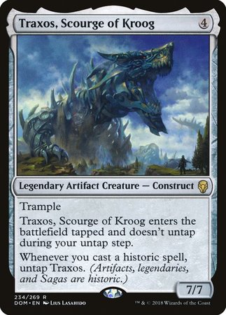 Traxos, Scourge of Kroog [Dominaria] | The Time Vault CA