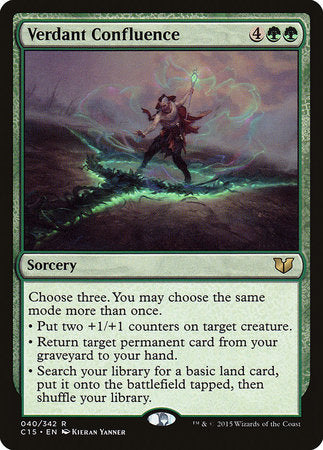 Verdant Confluence [Commander 2015] | The Time Vault CA