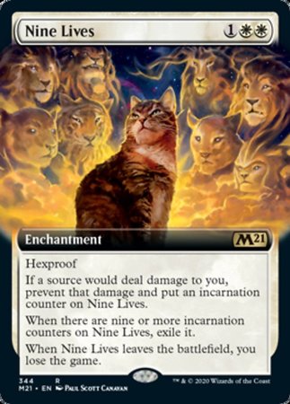 Nine Lives (Extended Art) [Core Set 2021] | The Time Vault CA