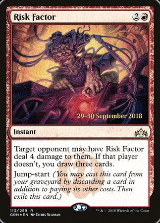 Risk Factor [Guilds of Ravnica Promos] | The Time Vault CA