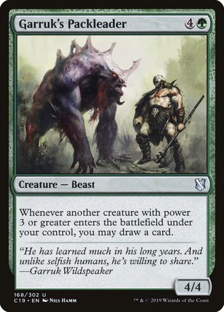 Garruk's Packleader [Commander 2019] | The Time Vault CA