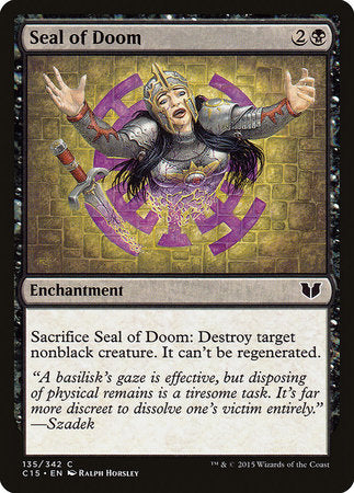 Seal of Doom [Commander 2015] | The Time Vault CA