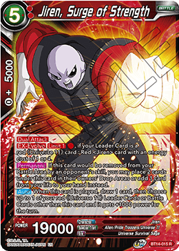 Jiren, Surge of Strength (BT14-015) [Cross Spirits] | The Time Vault CA