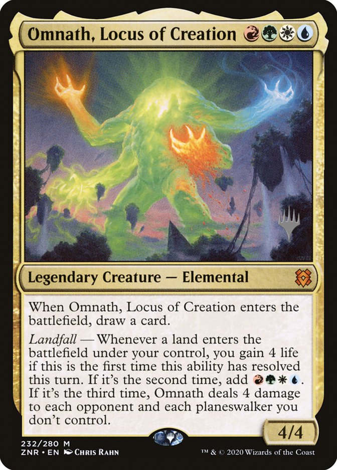 Omnath, Locus of Creation (Promo Pack) [Zendikar Rising Promos] | The Time Vault CA