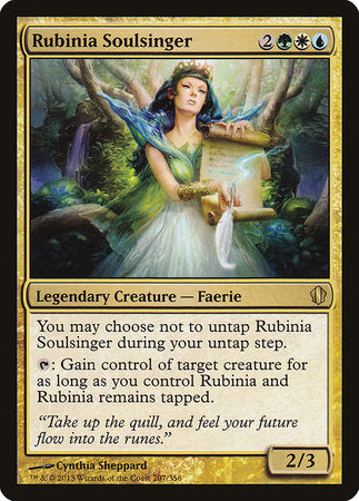 Rubinia Soulsinger [Commander 2013] | The Time Vault CA