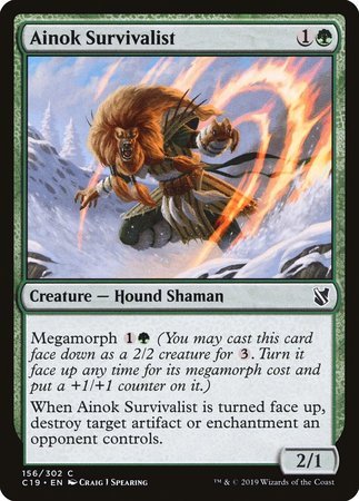 Ainok Survivalist [Commander 2019] | The Time Vault CA