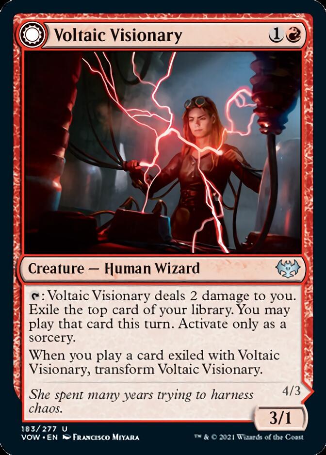 Voltaic Visionary // Volt-Charged Berserker [Innistrad: Crimson Vow] | The Time Vault CA