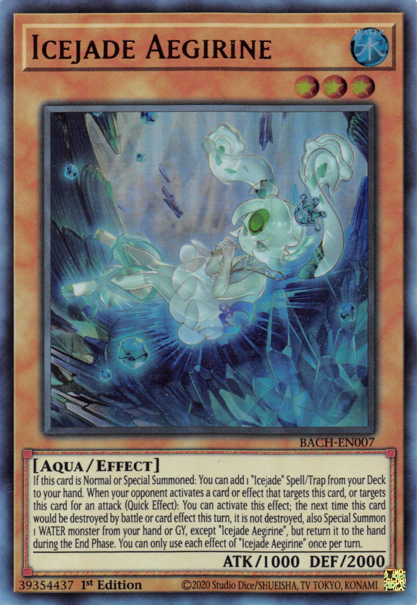 Icejade Aegirine [BACH-EN007] Ultra Rare | The Time Vault CA