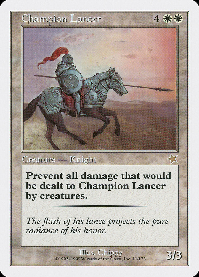 Champion Lancer [Starter 1999] | The Time Vault CA