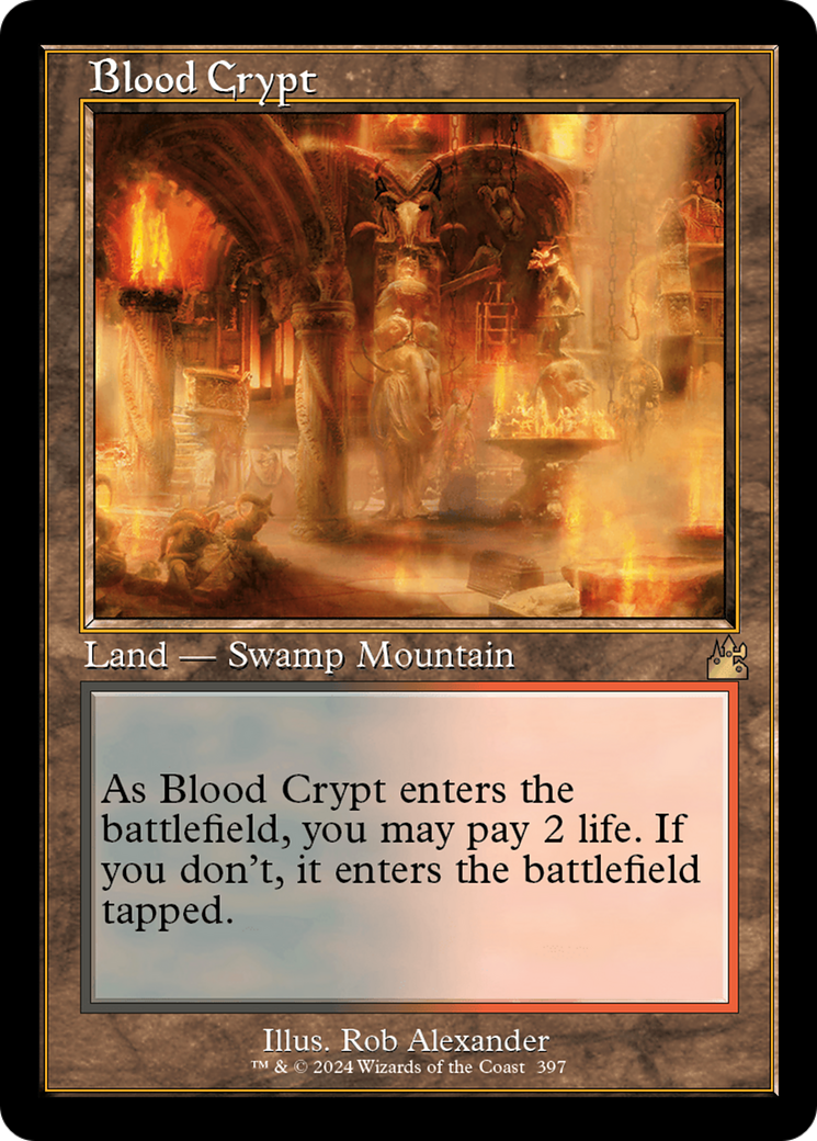 Blood Crypt (Retro) [Ravnica Remastered] | The Time Vault CA