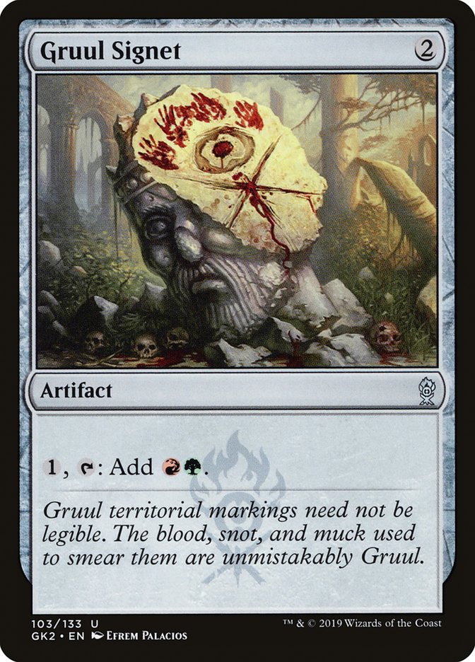 Gruul Signet [Ravnica Allegiance Guild Kit] | The Time Vault CA