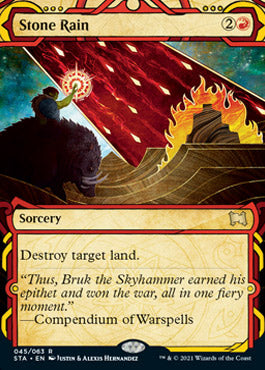 Stone Rain (Etched Foil) [Strixhaven Mystical Archive] | The Time Vault CA