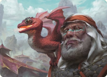 Dragon Whelp Art Card [Dominaria United Art Series] | The Time Vault CA