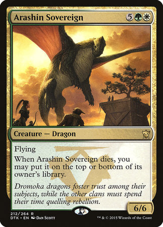 Arashin Sovereign [Dragons of Tarkir] | The Time Vault CA