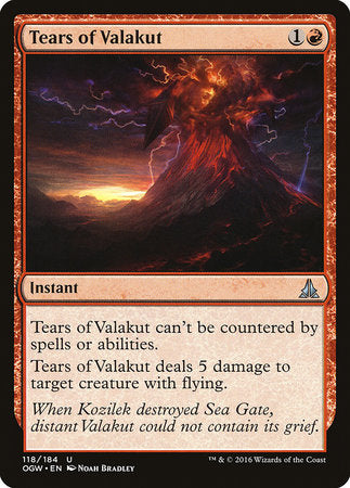 Tears of Valakut [Oath of the Gatewatch] | The Time Vault CA