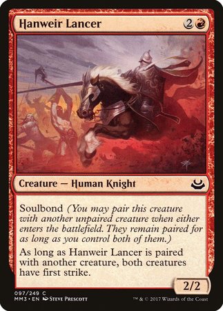 Hanweir Lancer [Modern Masters 2017] | The Time Vault CA
