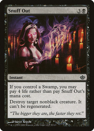 Snuff Out [Duel Decks: Garruk vs. Liliana] | The Time Vault CA