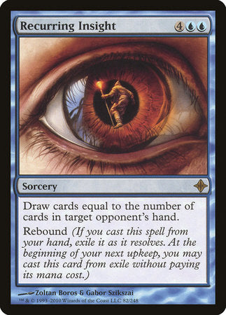 Recurring Insight [Rise of the Eldrazi] | The Time Vault CA