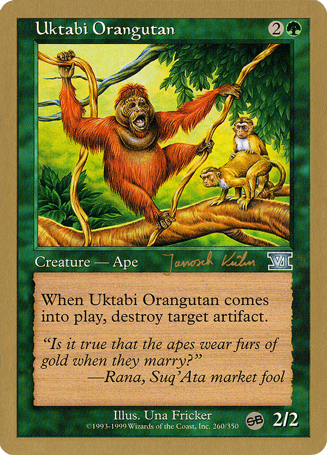 Uktabi Orangutan (Janosch Kuhn) (SB) [World Championship Decks 2000] | The Time Vault CA