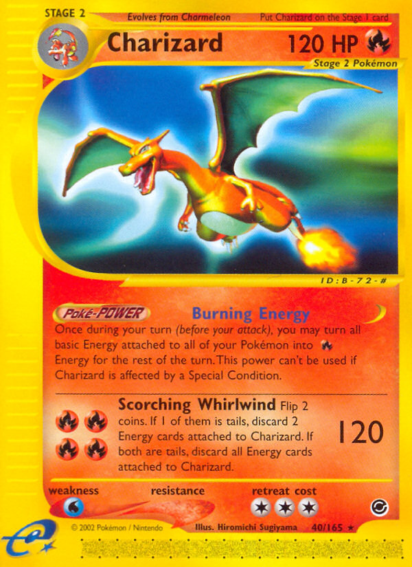 Charizard (40/165) [Expedition: Base Set] | The Time Vault CA