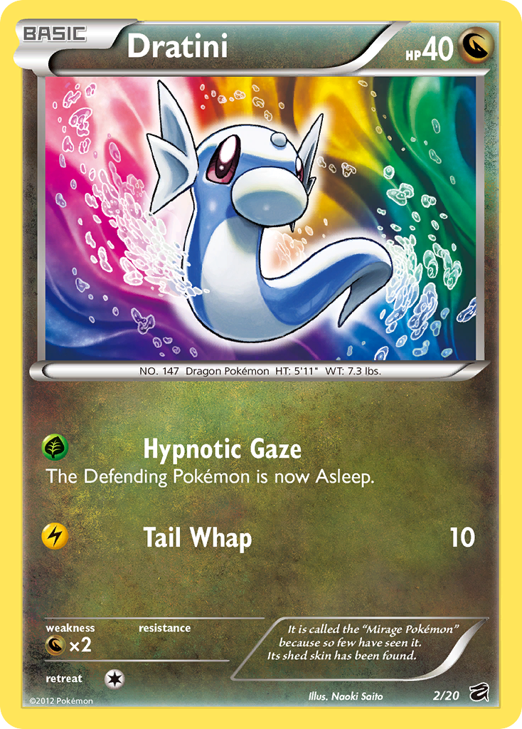 Dratini (2/20) [Black & White: Dragon Vault] | The Time Vault CA