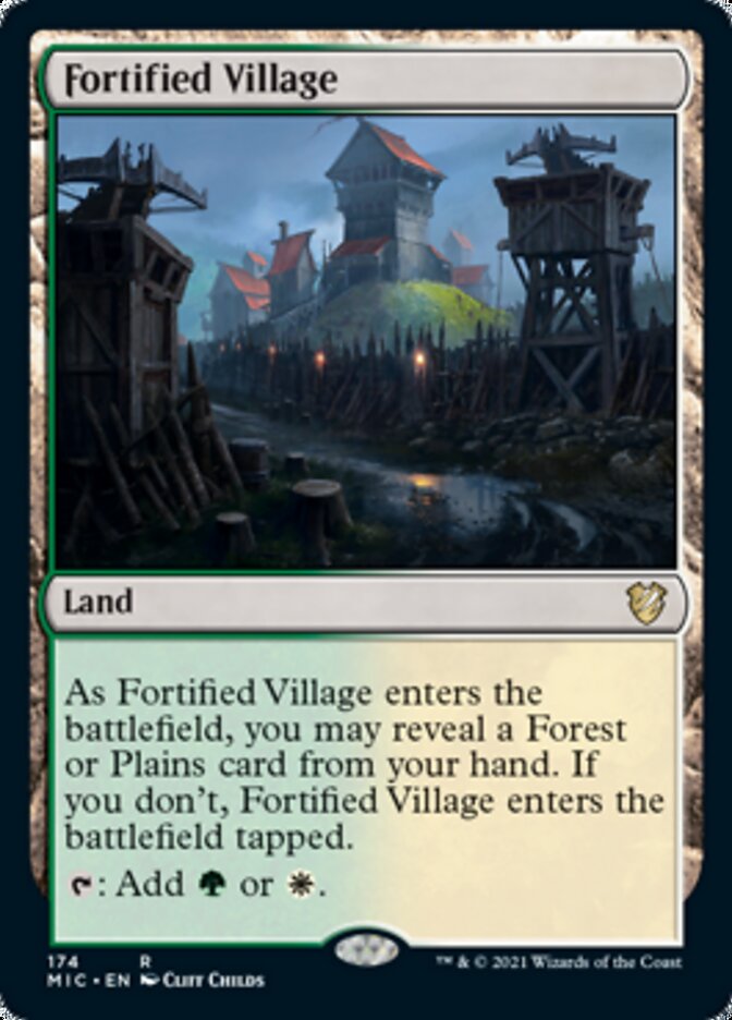 Fortified Village [Innistrad: Midnight Hunt Commander] | The Time Vault CA
