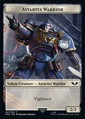 Astartes Warrior (001) // Robot Double-sided Token [Universes Beyond: Warhammer 40,000 Tokens] | The Time Vault CA