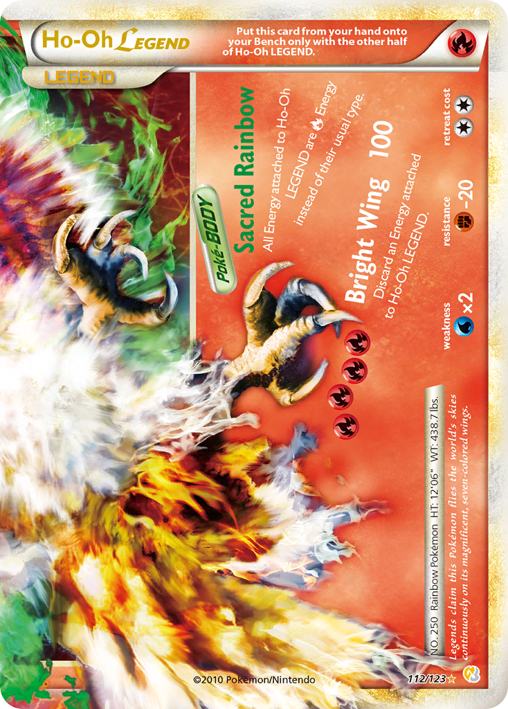 Ho-Oh LEGEND (112/123) [HeartGold & SoulSilver: Base Set] | The Time Vault CA