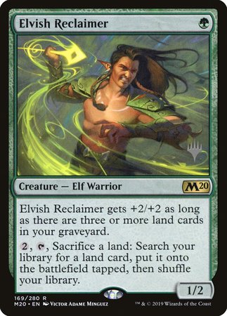 Elvish Reclaimer [Core Set 2020 Promos] | The Time Vault CA