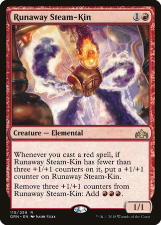 Runaway Steam-Kin [Guilds of Ravnica Promos] | The Time Vault CA