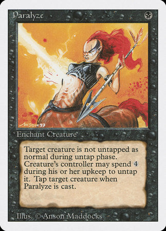 Paralyze [Revised Edition] | The Time Vault CA