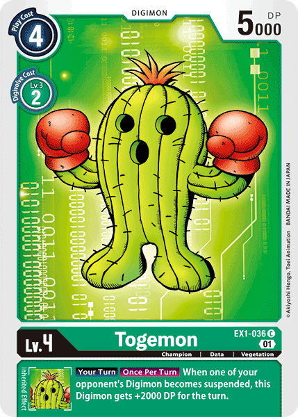Togemon [EX1-036] [Classic Collection] | The Time Vault CA
