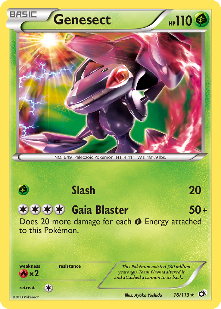 Genesect (16/113) [Black & White: Legendary Treasures] | The Time Vault CA