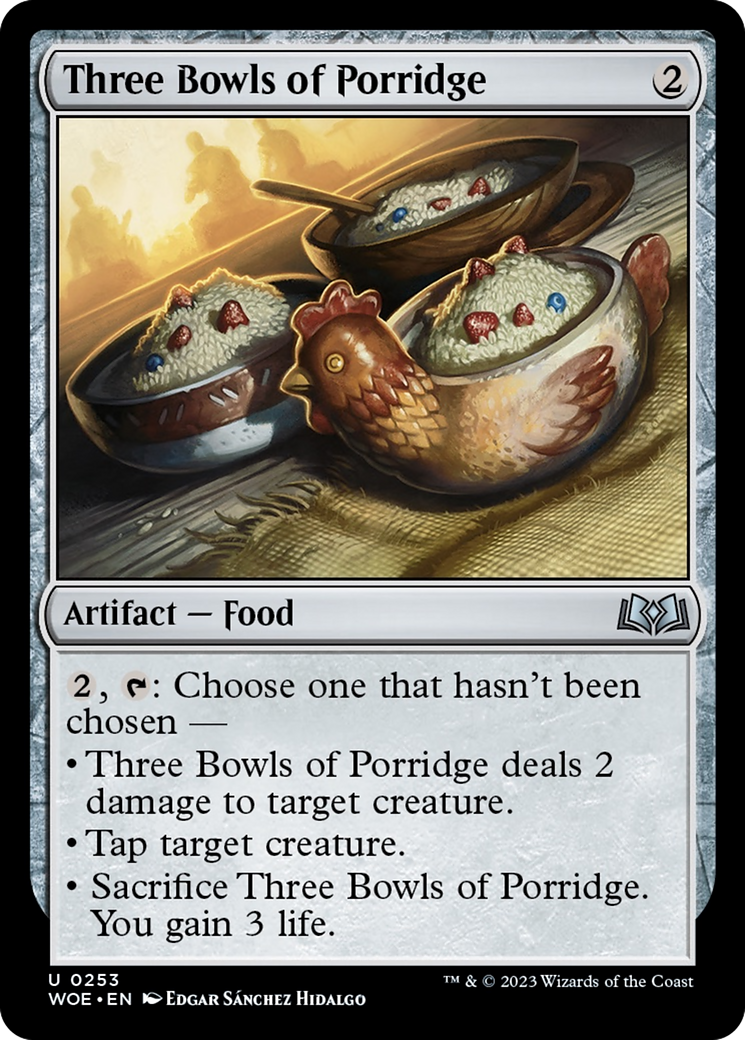 Three Bowls of Porridge [Wilds of Eldraine] | The Time Vault CA