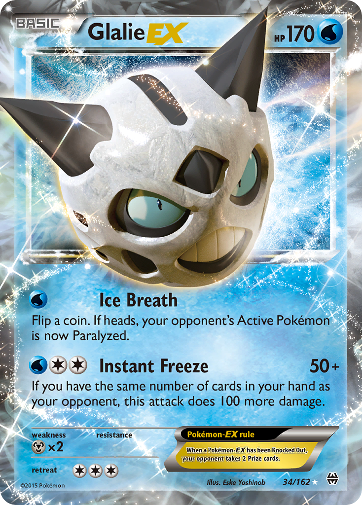 Glalie EX (34/162) [XY: BREAKthrough] | The Time Vault CA